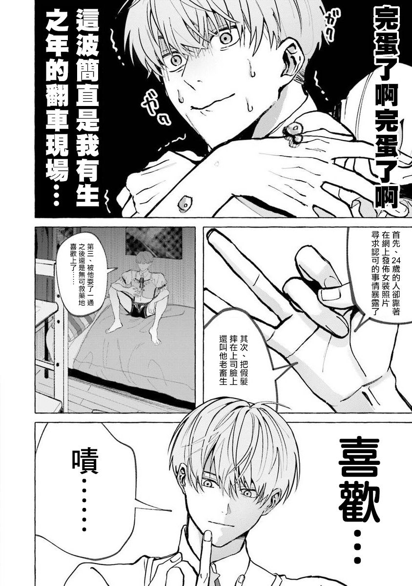 女装马甲被上司扒掉的话还不如死了算了漫画,第3话2图