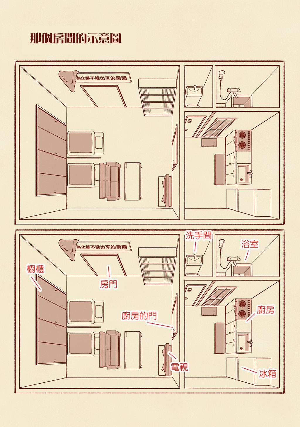 不和青梅竹马做某事就不能出房间!?漫画,第2话1图