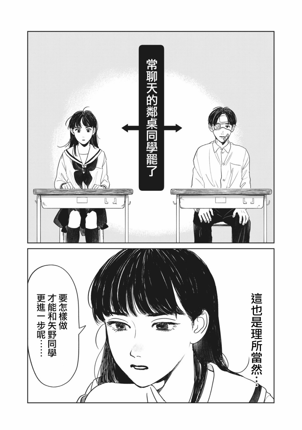 矢野同学观察日记漫画,第2话5图