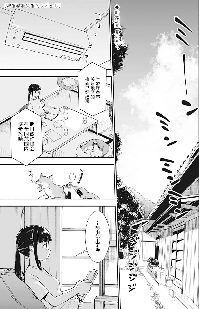 与貍猫和狐貍的乡村生活漫画,第9话2图