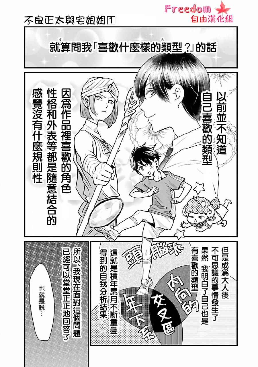 不良小学生和宅姐姐漫画,第2话1图