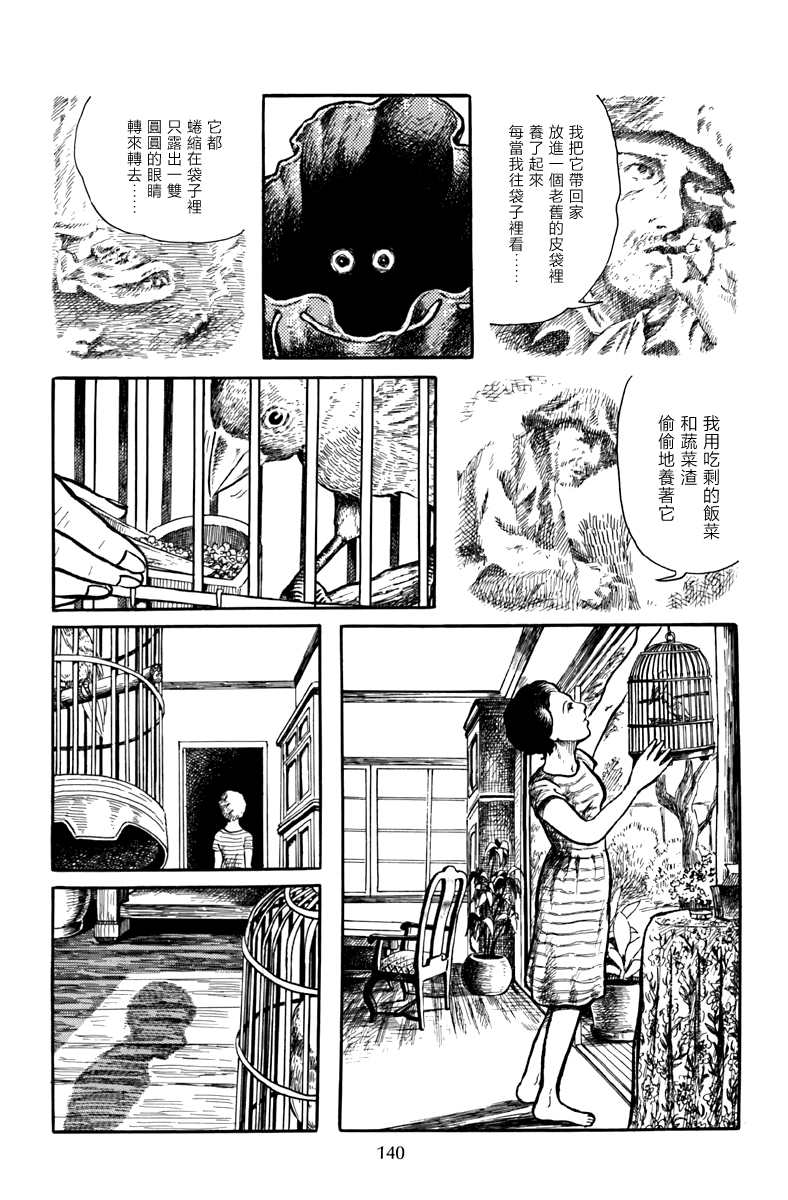 诸星大二郎阿朽漫画,袋中黑影3图