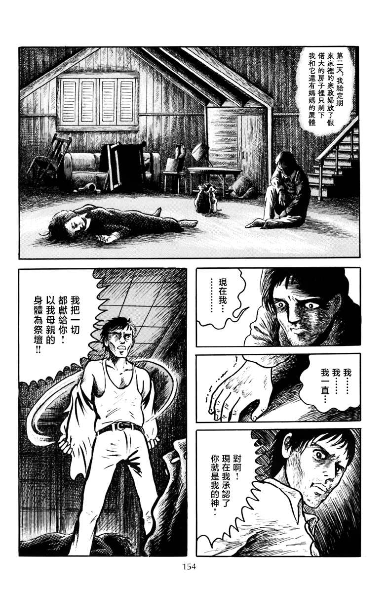 诸星大二郎阿朽漫画,袋中黑影2图