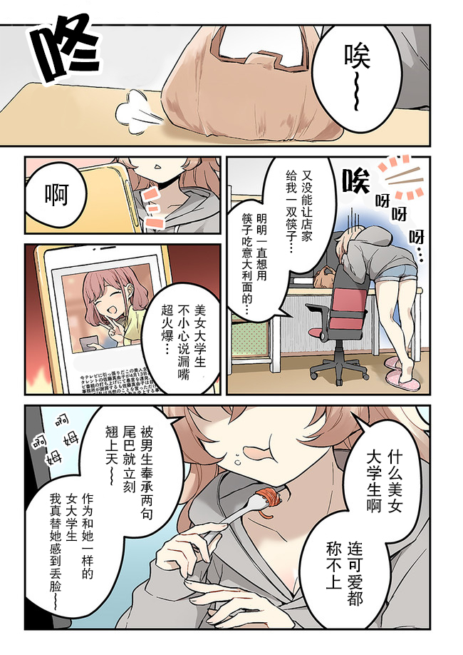 就算是重度社恐，人家也想要受欢迎啦！漫画,第1话在网络游戏里受欢迎起来吧！1图