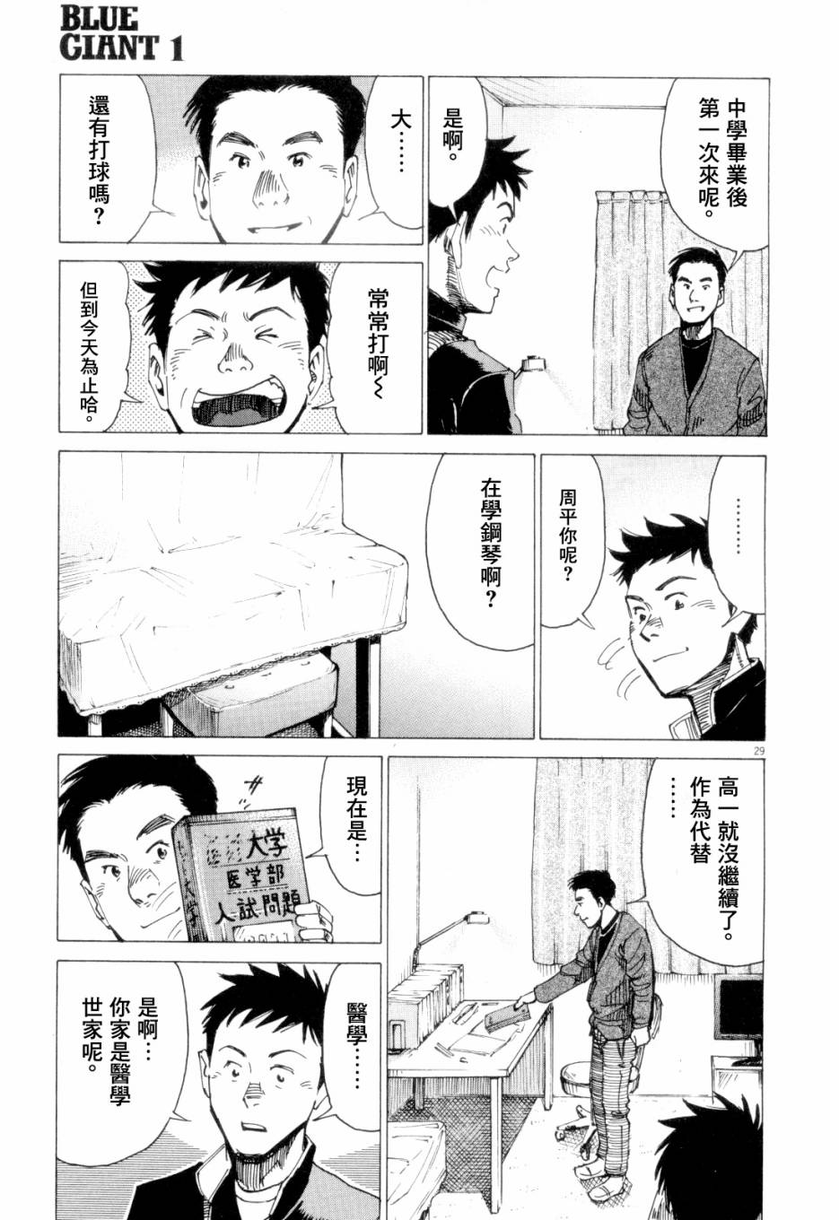 BLUE GIANT漫画,第1卷1图