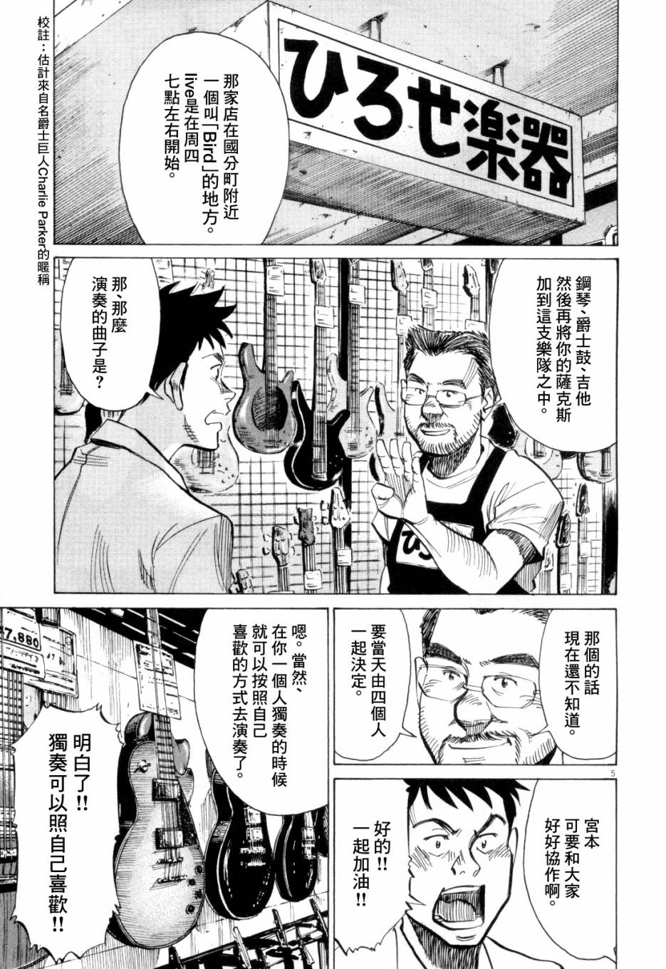 BLUE GIANT漫画,第1卷3图