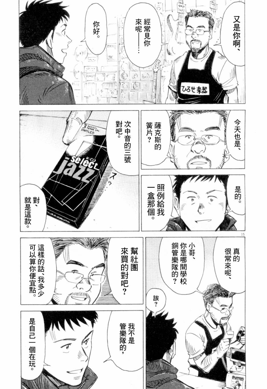 BLUE GIANT漫画,第1卷1图