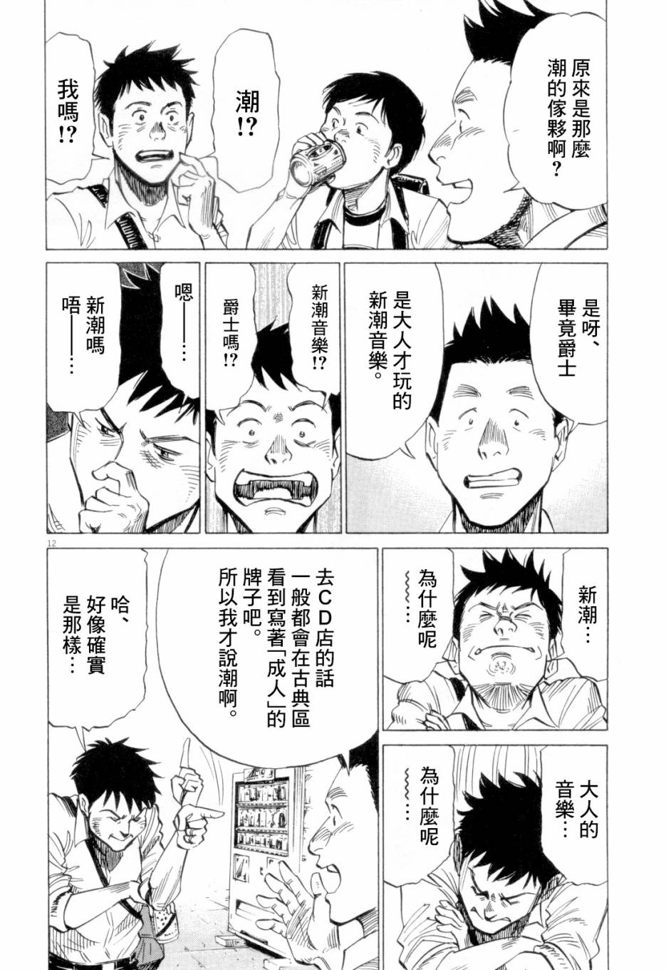 BLUE GIANT漫画,第1卷4图