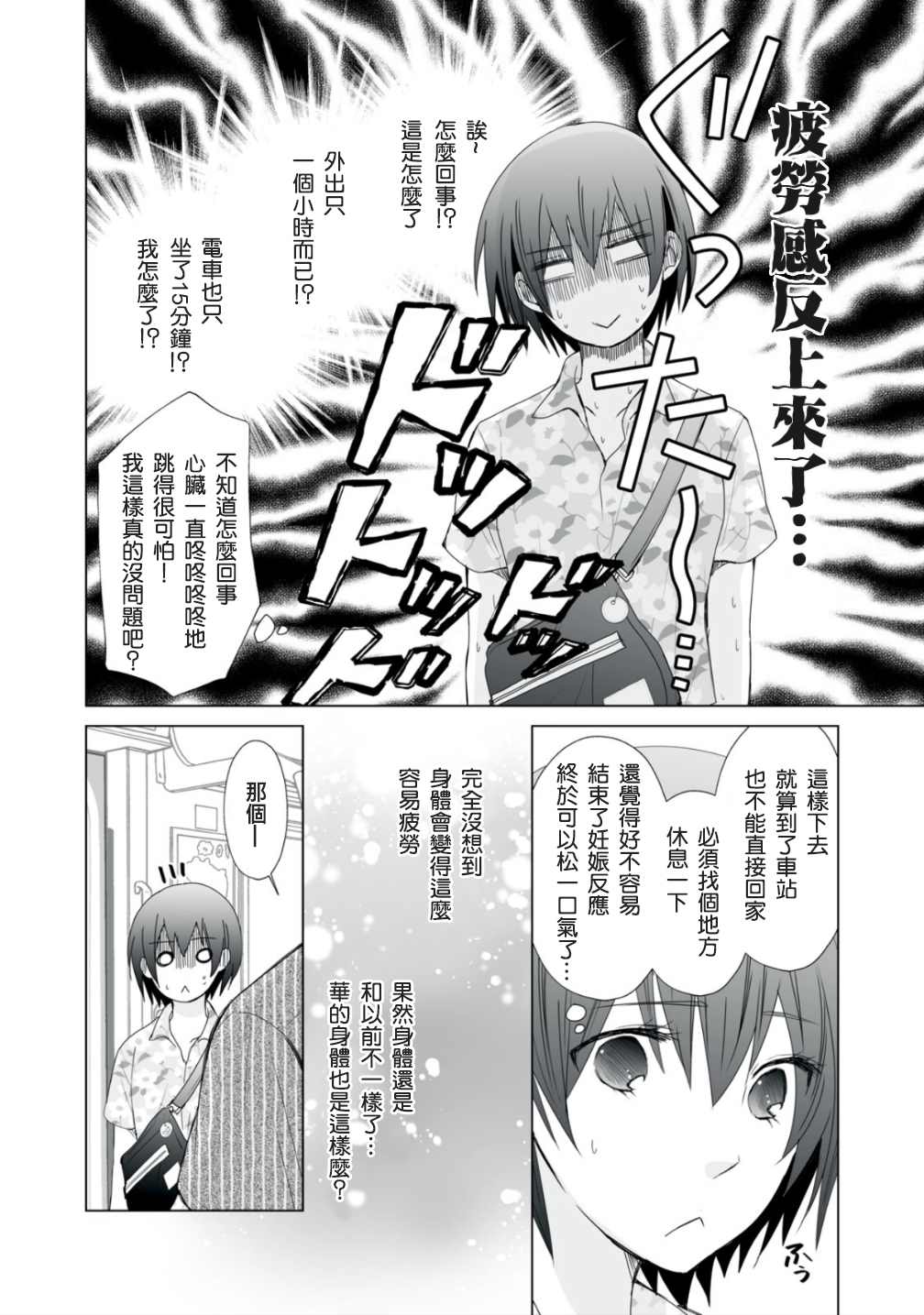 早上一醒来就成了怀孕妻子的我的报告漫画,第9话3图