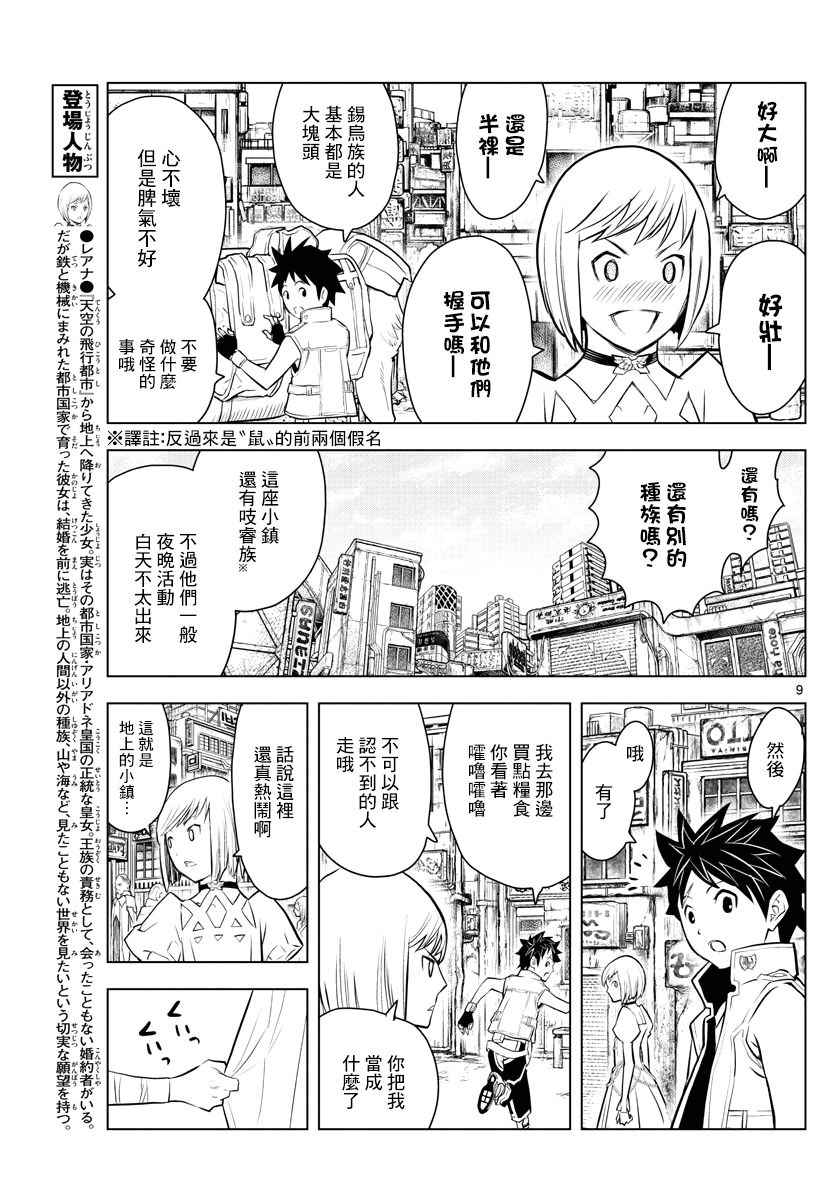 苍穹的阿里阿德涅漫画完整版漫画,第5话塔伊库镇4图