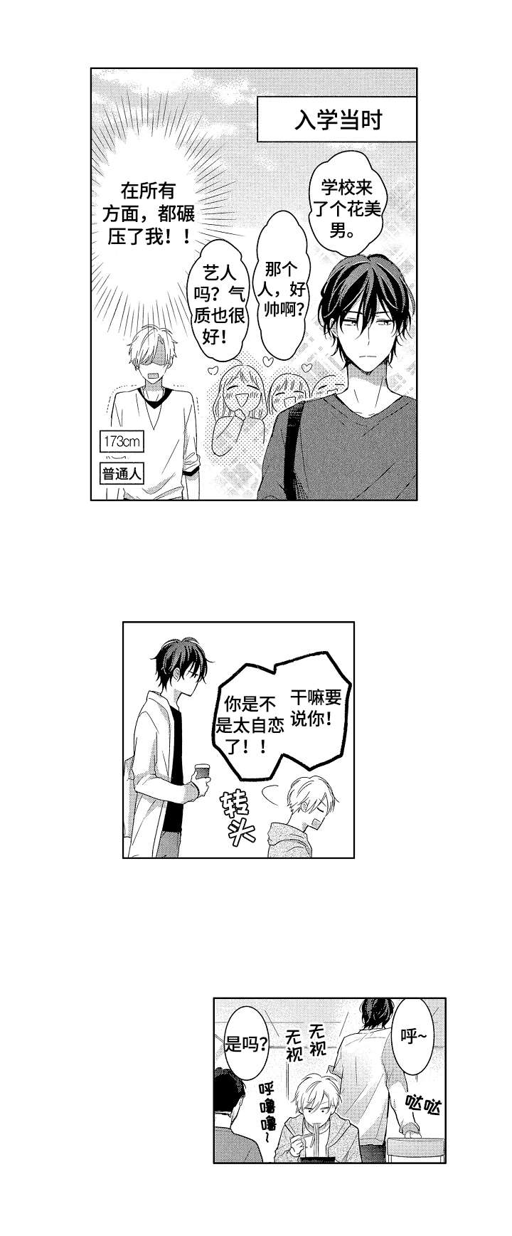 劲敌挑战漫画,第1章：想打人3图