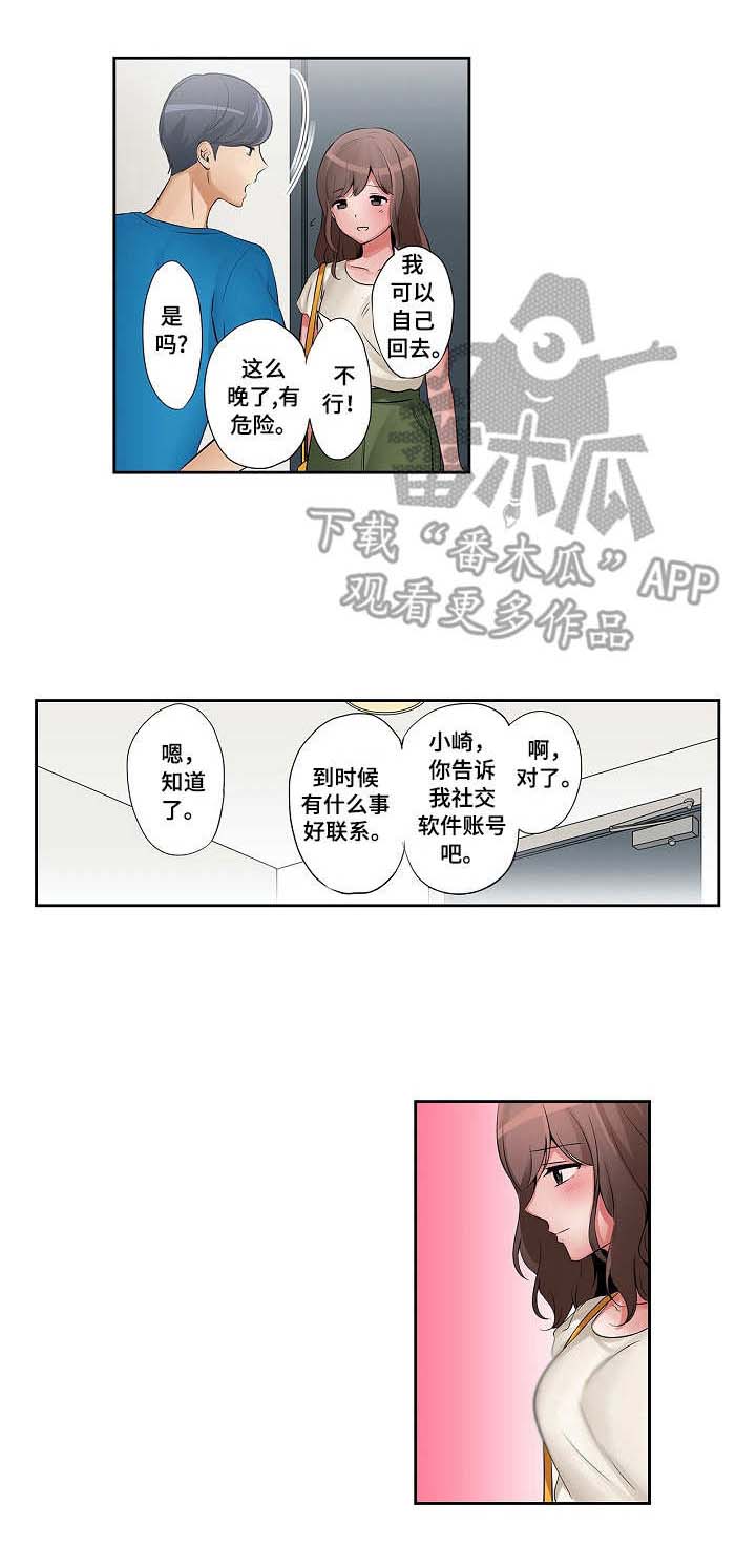 咖啡店兼职流程漫画,第10章：万幸1图