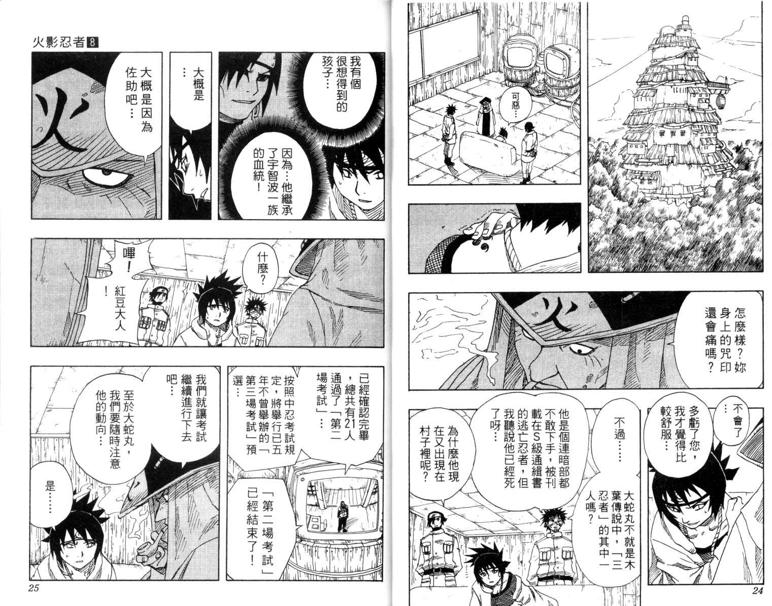 火影忍者壁纸集漫画,第8卷3图