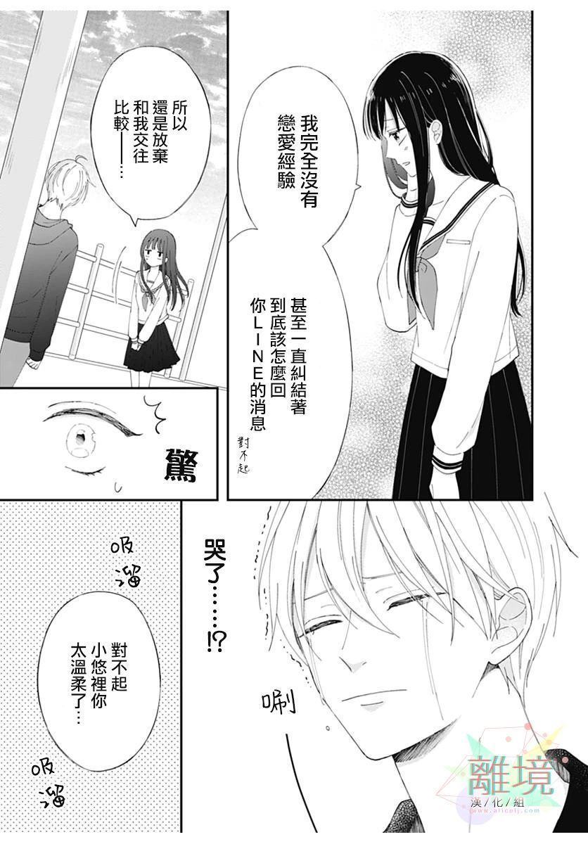 恋爱吊车尾漫画,第1话5图