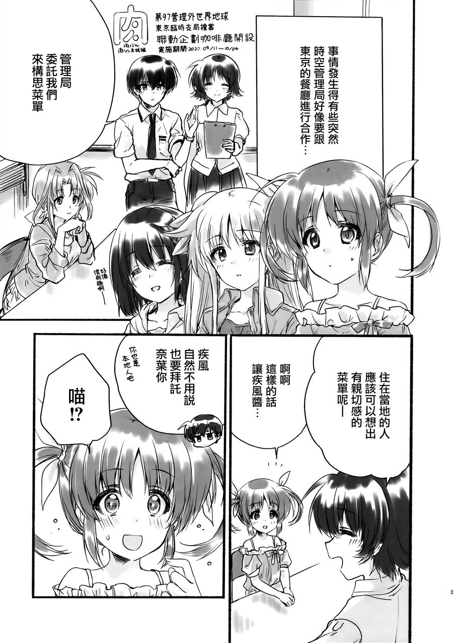 时空管理局的和平时不一样的工作漫画,第1话3图