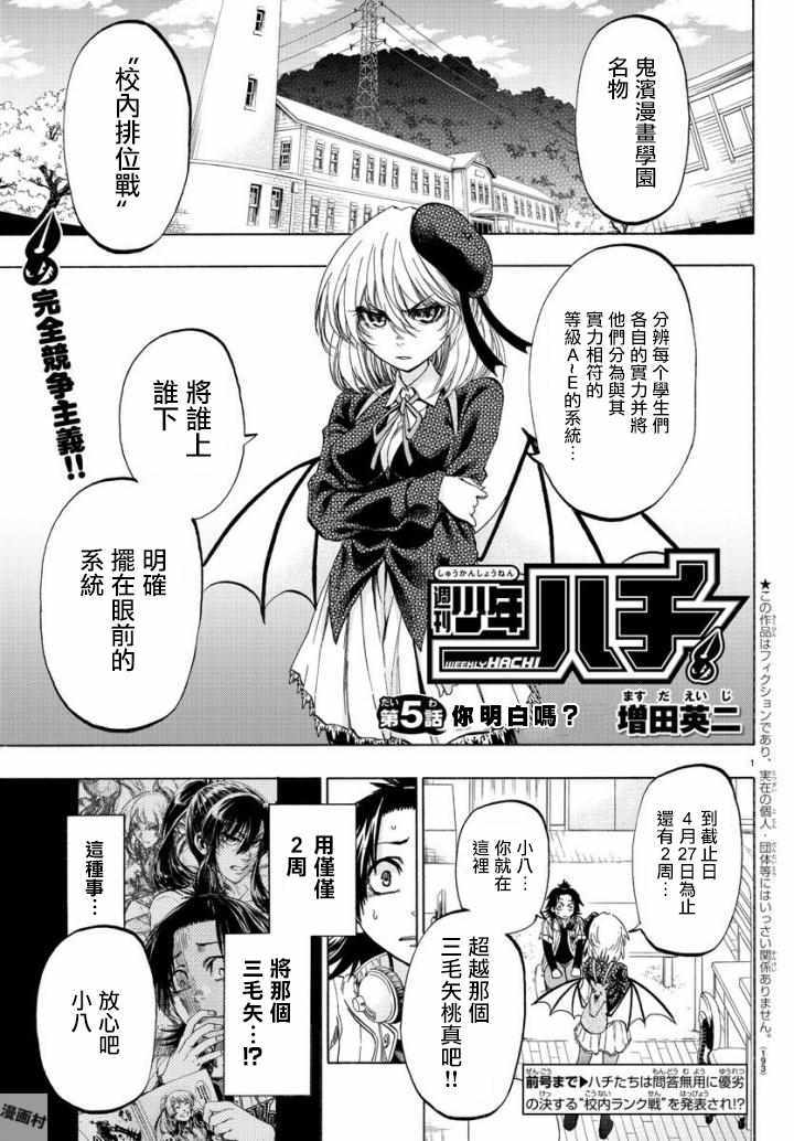 周刊少年小八漫画,第5话1图