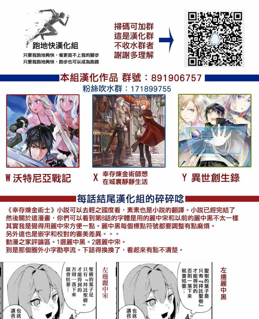 幸存炼金术师想在城里静静生活漫画,第8话2图