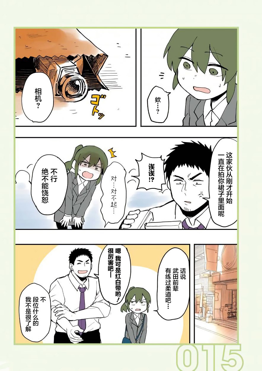 关于前辈很烦人的事漫画,第3话3图