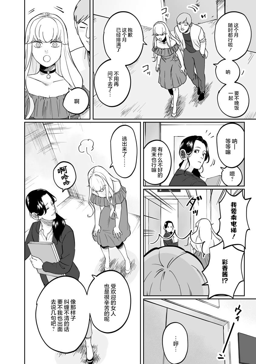 彩香酱想诱惑弘子前辈漫画,第1话1图