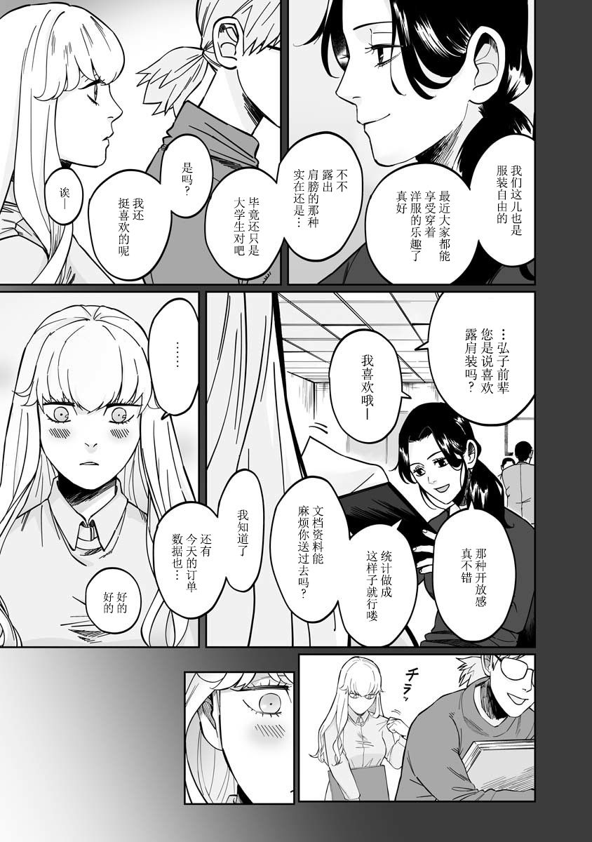 彩香酱想诱惑弘子前辈漫画,第1话5图