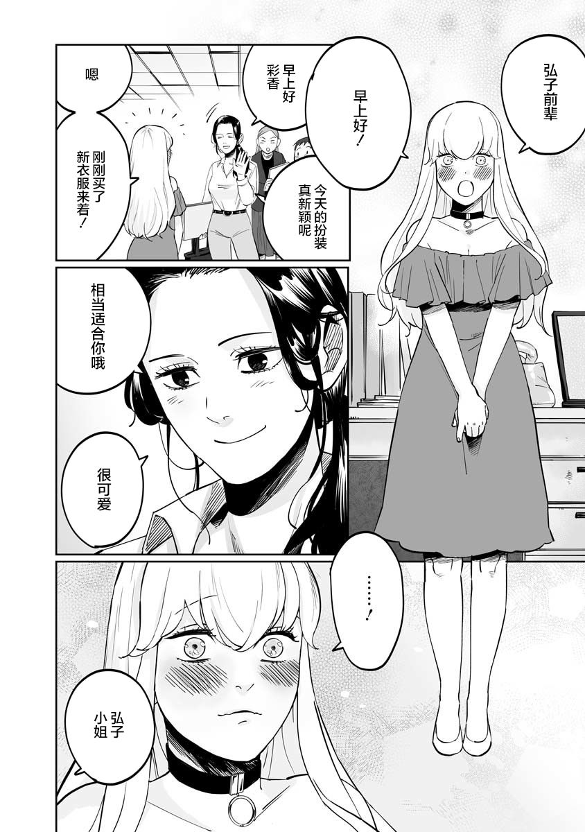 彩香酱想诱惑弘子前辈漫画,第1话5图