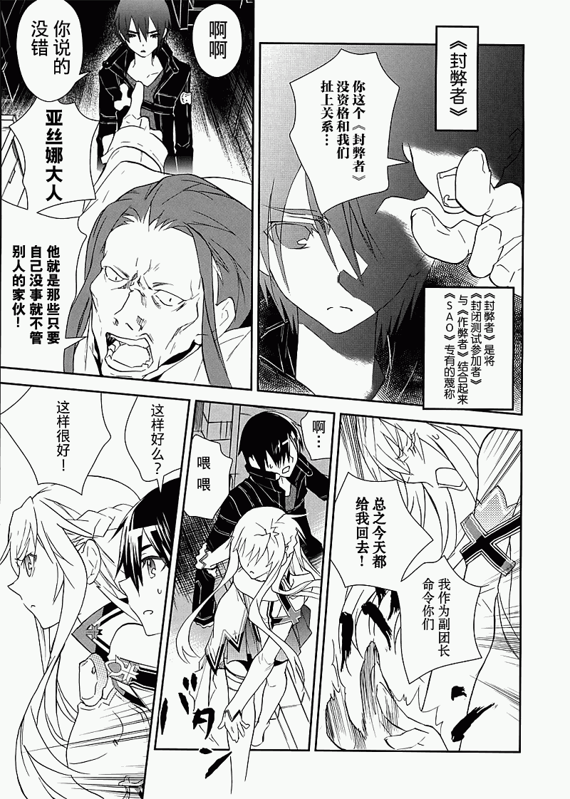 刀剑神域漫画,第3话3图