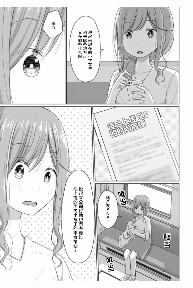 JS桑和OL酱漫画,第3话4图