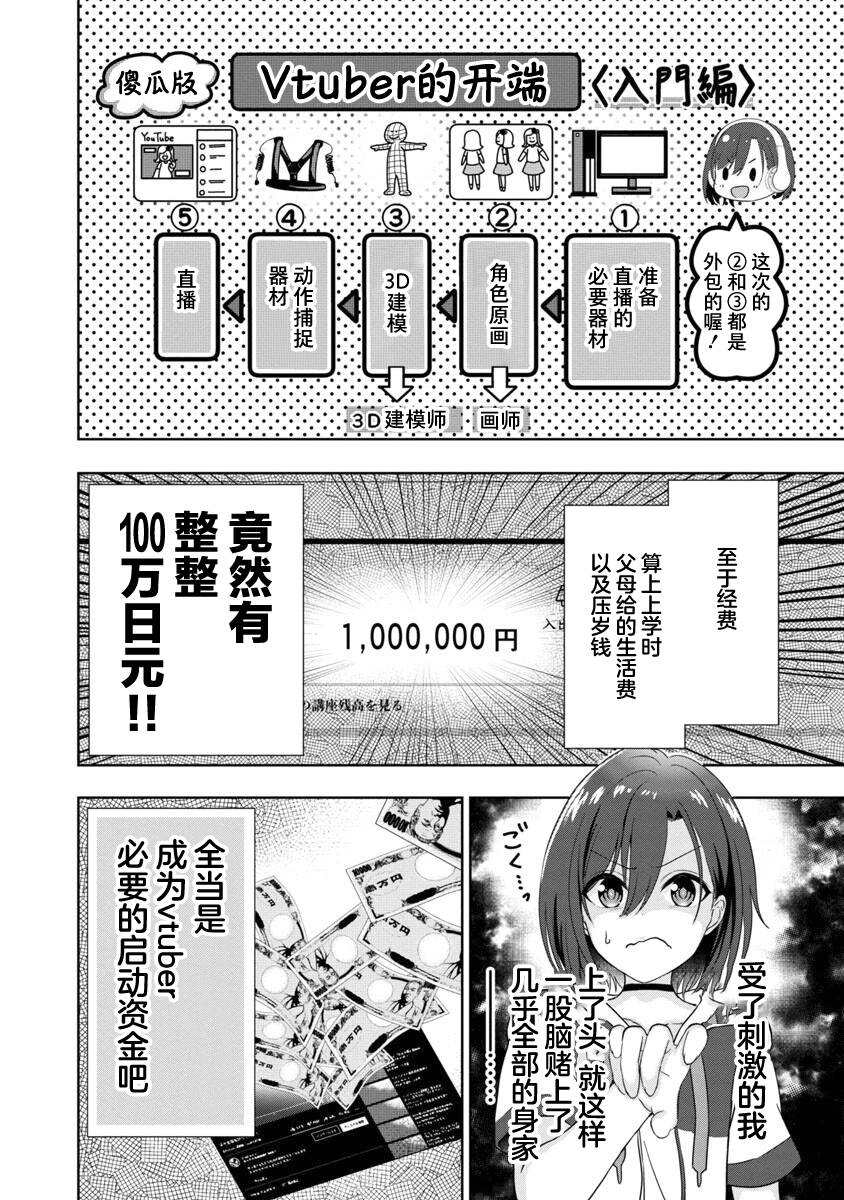 失恋后开始做虚拟主播迷倒年上大姐姐漫画,第1话5图