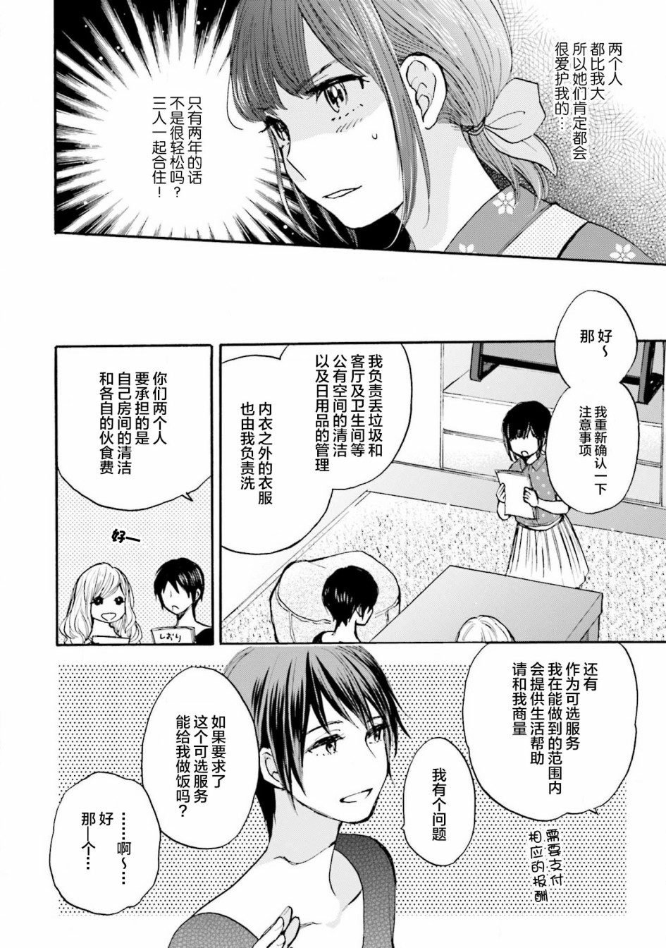 浓情的合居生活漫画,第1话4图