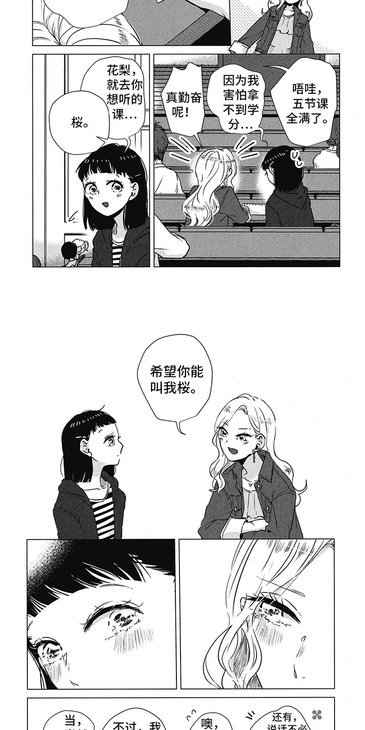 樱花盛开的房间漫画,第3话2图