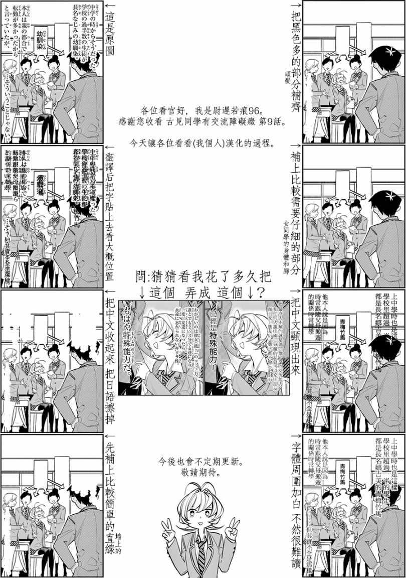 古见同学有交流障碍症漫画,第9话青梅竹马2图