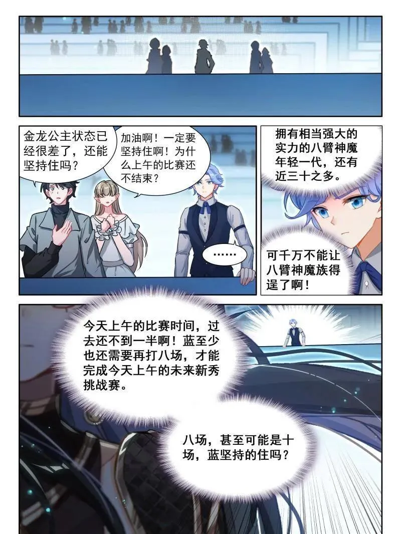 斗罗大陆4终极斗罗漫画免费全集漫画,八臂魔神王的算计（下）1图