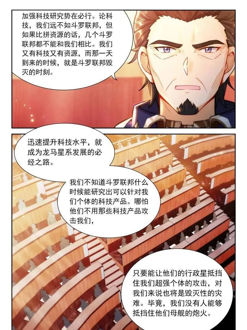 斗罗大陆4终极斗罗第三季免费观看完整版漫画漫画,第611话 龙马星统一发展研讨大会4图