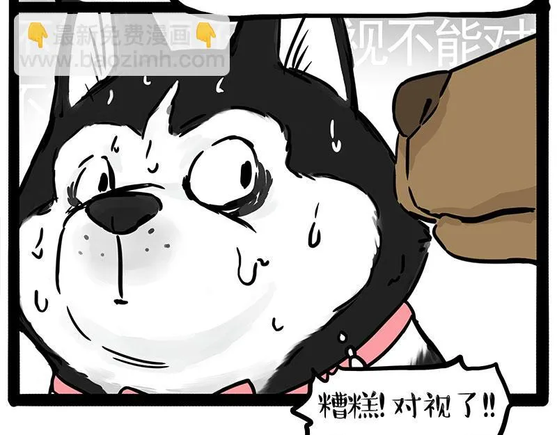 吾皇巴扎黑经典语录漫画,第375话 偶遇恶犬4图