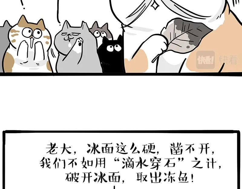 吾皇巴扎黑环游世界盲盒漫画,第320话 猫孵鱼3图