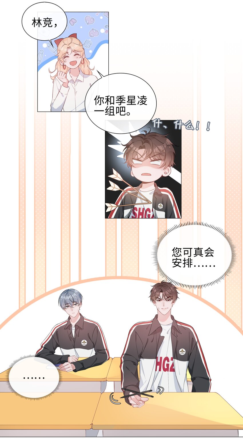 山海高中漫画,004 欢喜冤家4图