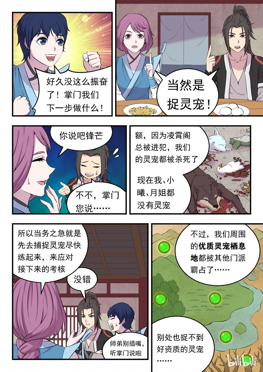 鲲吞天下全集免费观看漫画,009 新人入派1图