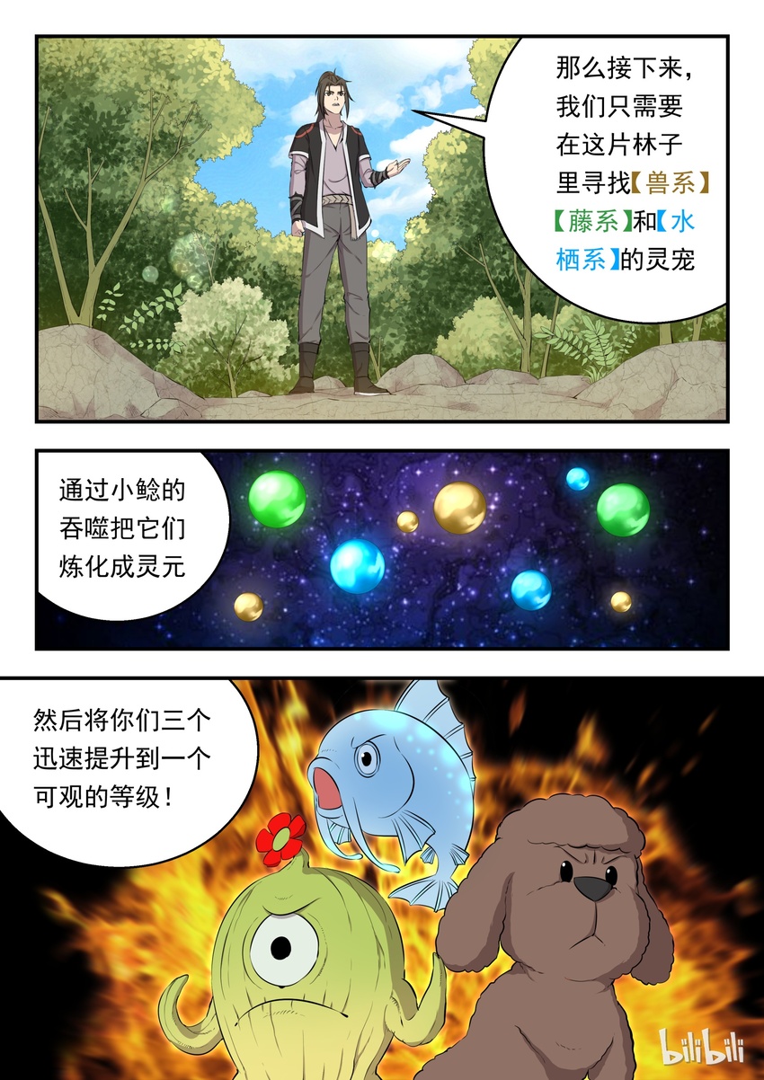 鲲吞天下动漫版漫画,005 小鲶鱼的秘密4图