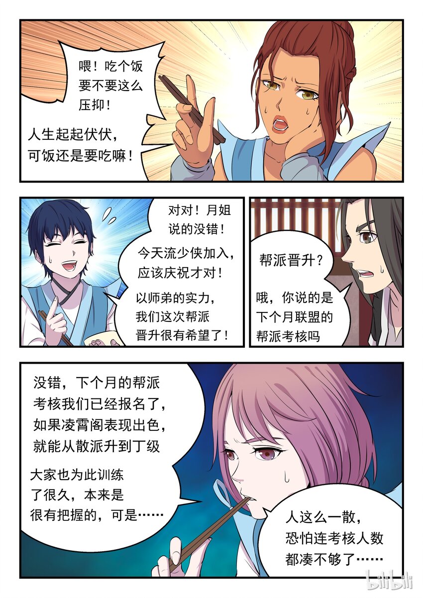 鲲吞天下全集免费观看漫画,009 新人入派1图