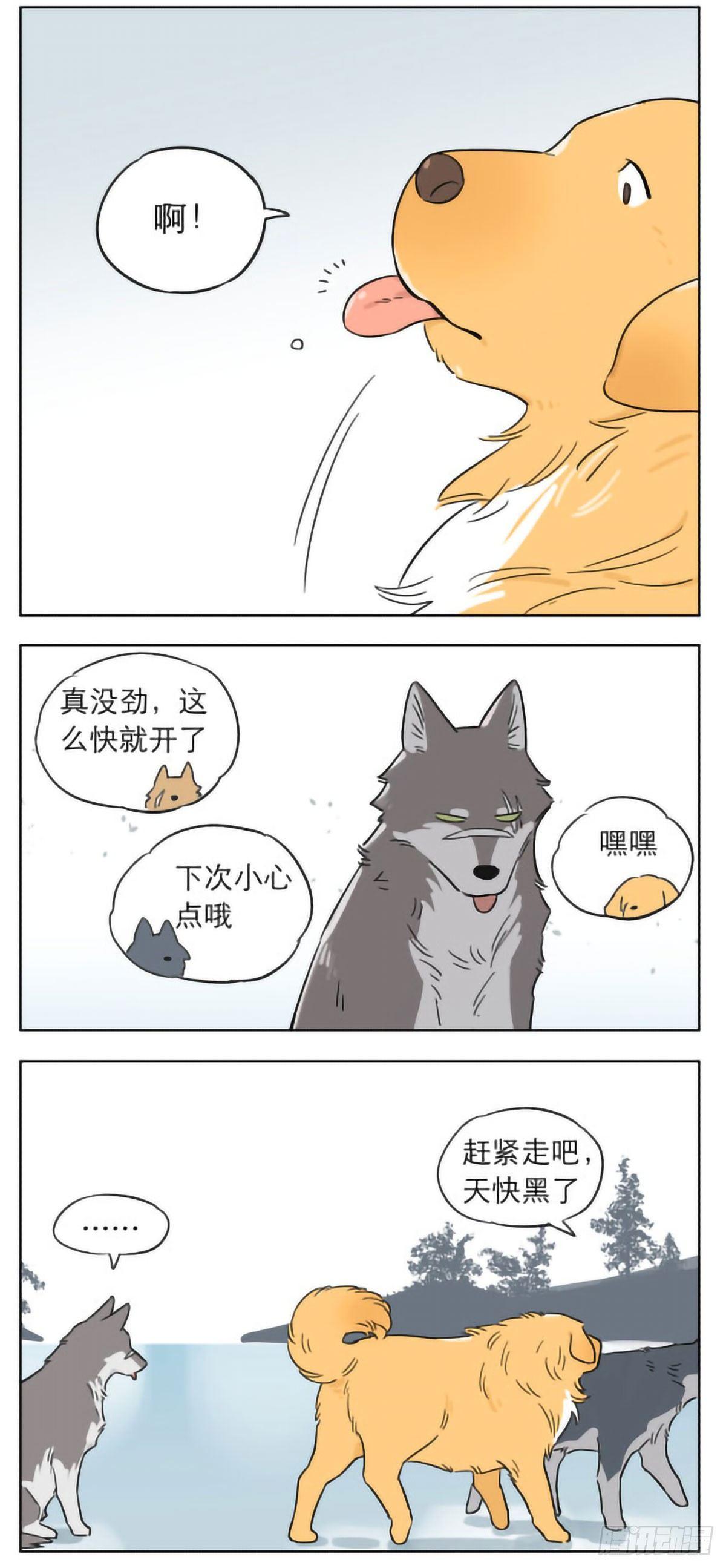 捡了东西的狼壁纸漫画,发生在冬天里的另一件事1图