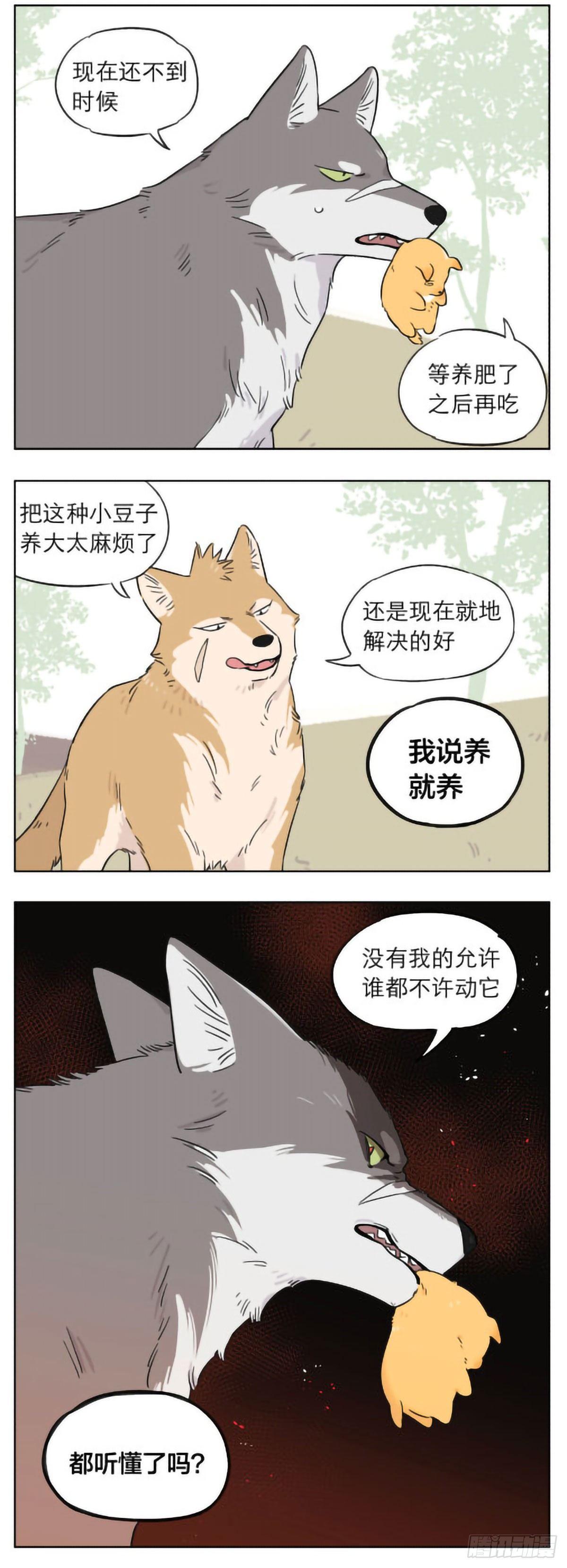 捡了东西的狼完整版漫画,狼群里的小弟们 ​​​4图