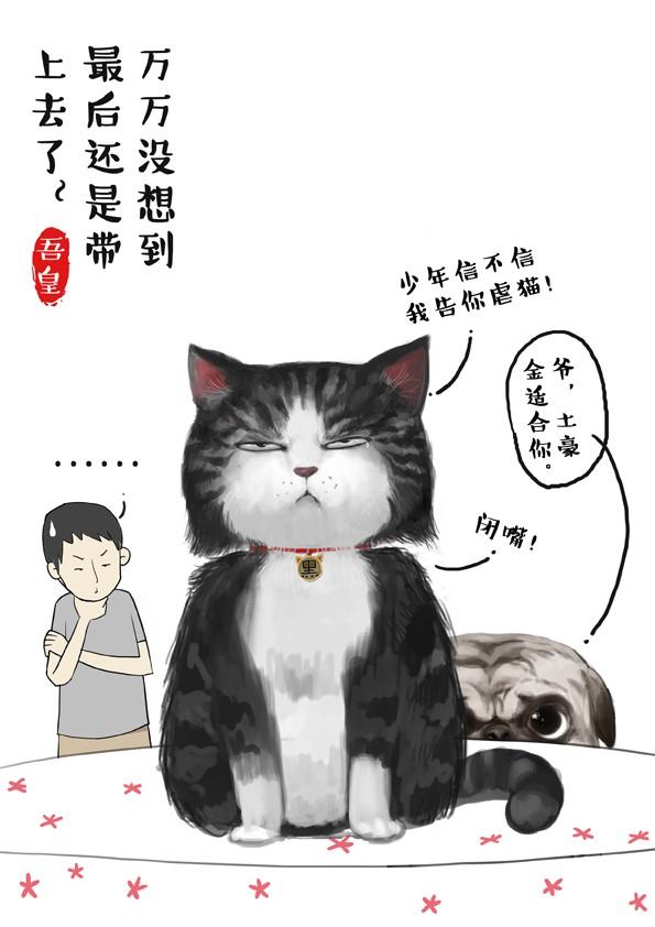 吾皇巴扎黑高清壁纸漫画,第2话 傲娇是猫的原则1图