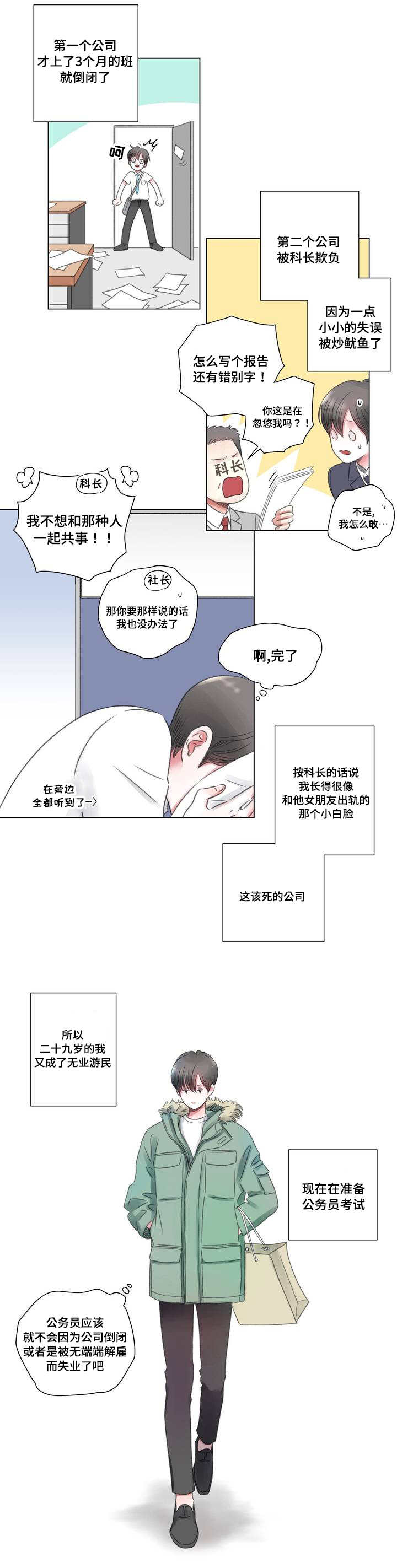 接纳者漫画,第1章：失业2图