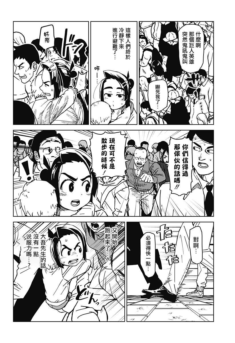 巨人英雄大叔 后醍醐大吾漫画,第2话5图