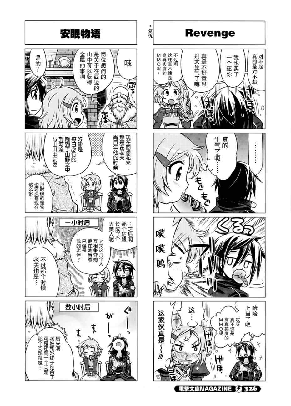 小刀剑神域漫画,第4话3图