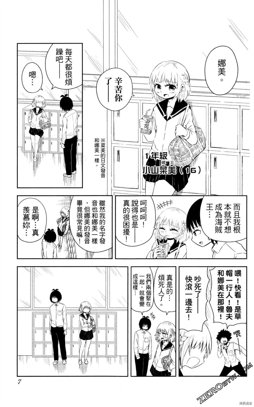 海贼王谈恋爱漫画,第1卷3图