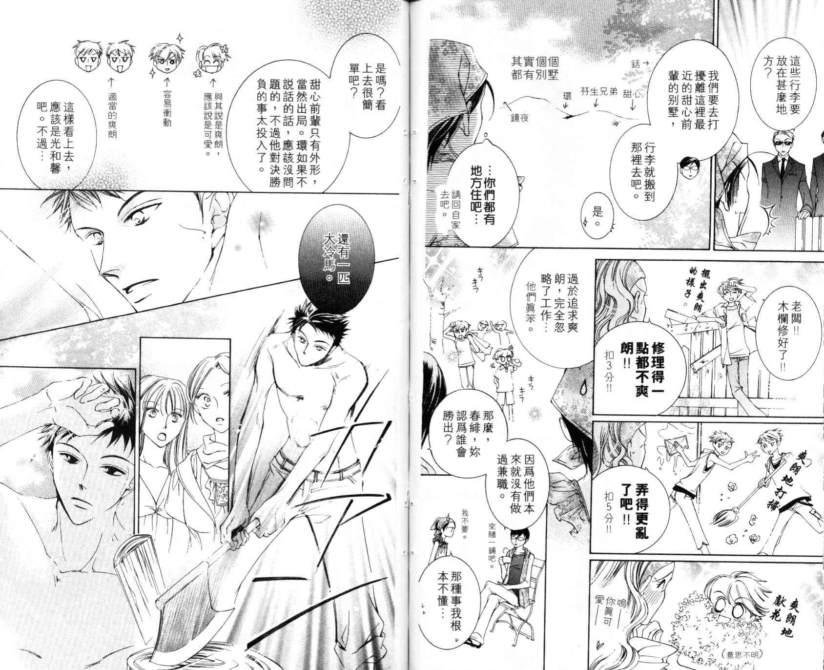 樱兰高校男公关部中文漫画,第5卷4图