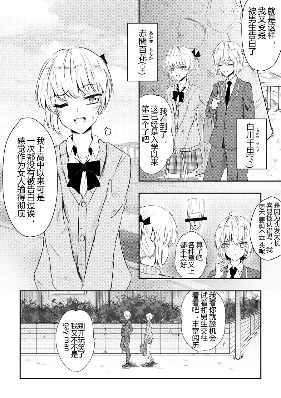 受男生欢迎的青梅竹马漫画,第1话2图