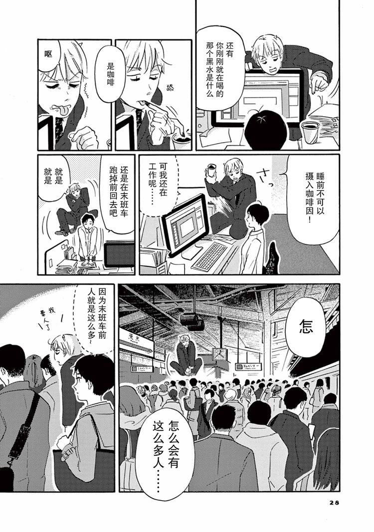 工作吧！睡魔漫画,第2话羊子的日常1图