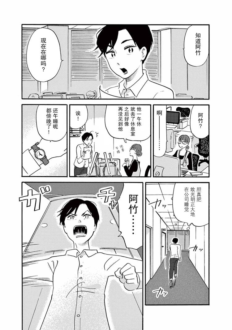 工作吧！睡魔漫画,第2话羊子的日常1图